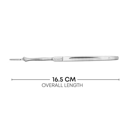 Scalpel Handle Fig. 7 – 16.5 cm Stainless Steel Surgical Blade Holder