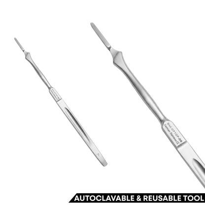Scalpel Handle Fig. 7 – 16.5 cm Stainless Steel Surgical Blade Holder