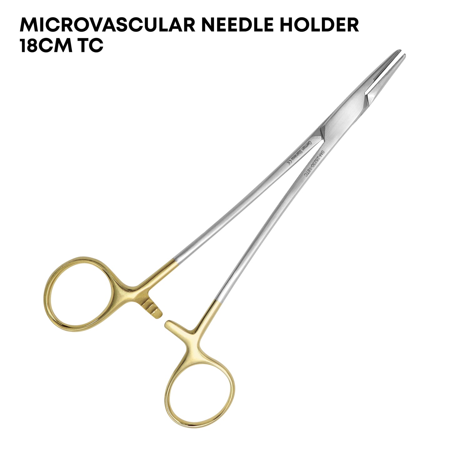 Microvascular Needle Holder TC – 18cm / 7"