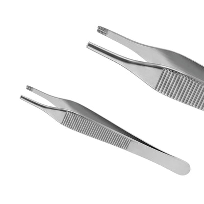 6 Pcs Adson Bayonet Forceps Set – 6" German Stainless Steel