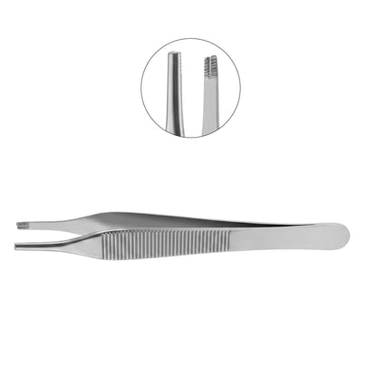 6 Pcs Adson Bayonet Forceps Set – 6" German Stainless Steel