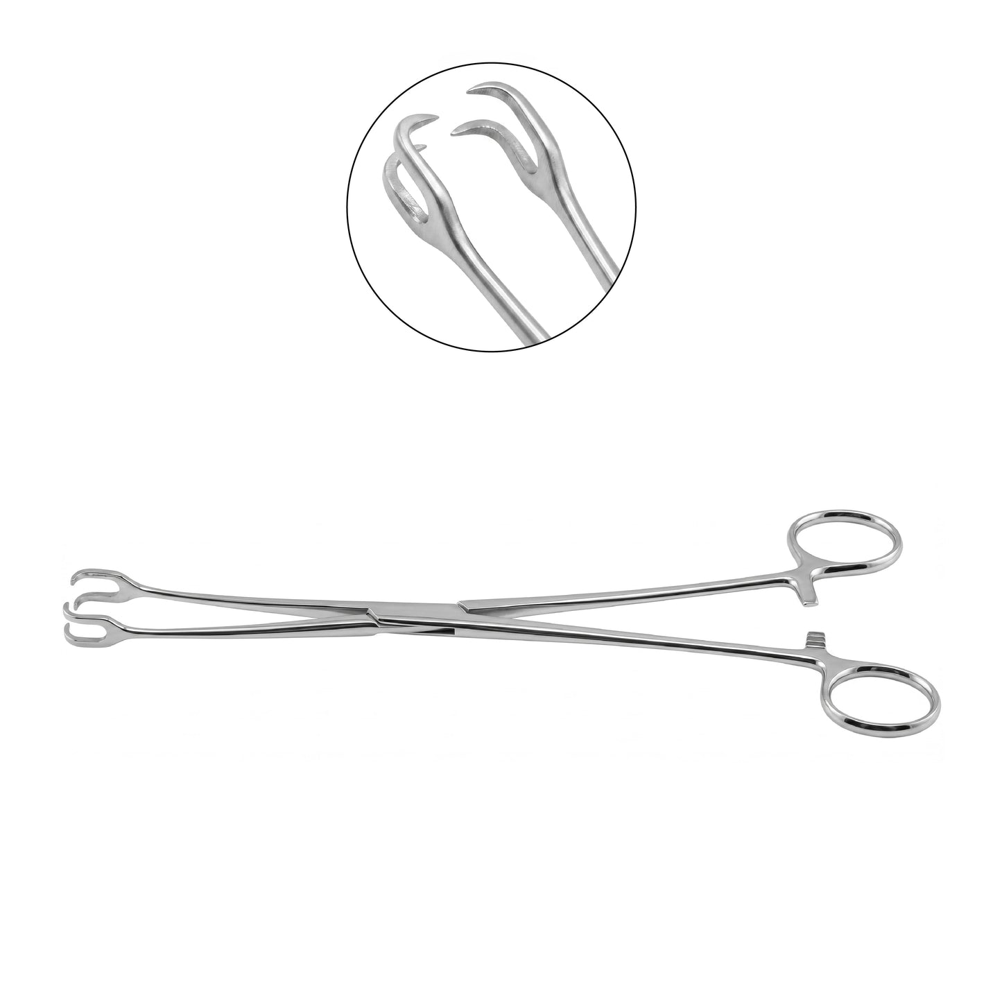 Schroeder Vulsellum Forceps – 27cm / 10.6" | Gynecology Instrument
