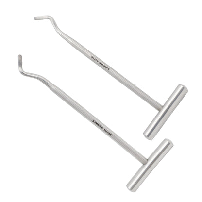 Dental Elevator Potts #6X & #7X Set – Surgical Tooth Extraction Elevators (Set of 2)
