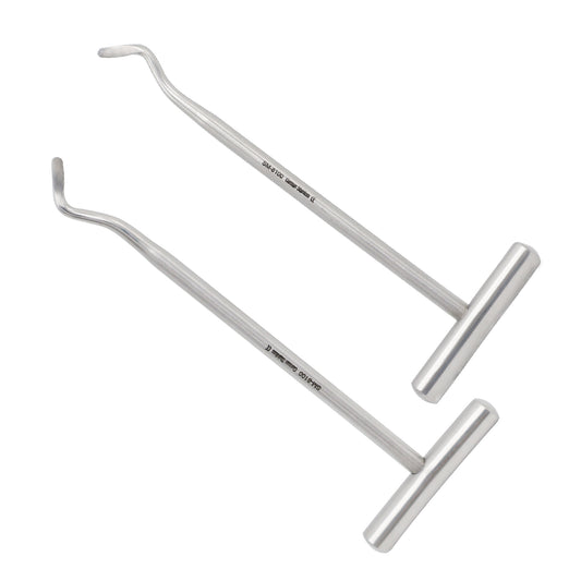 Dental Elevator Potts #6X & #7X Set – Surgical Tooth Extraction Elevators (Set of 2)