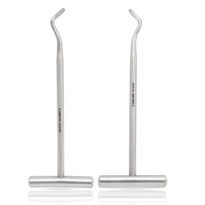 Dental Elevator Potts #6X & #7X Set – Surgical Tooth Extraction Elevators (Set of 2)