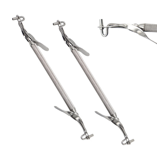 2 Pcs Dental Amalgam Carriers – Stainless Steel, Surgical Grade