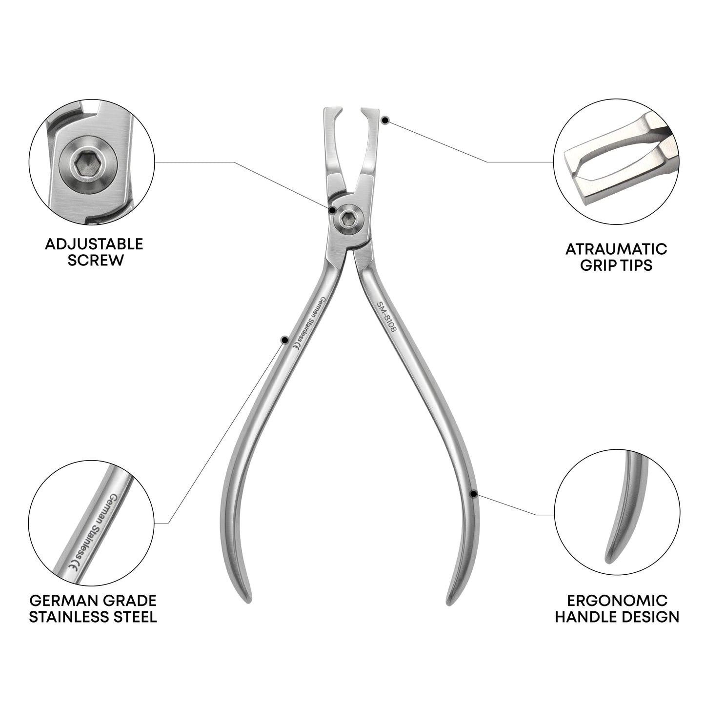 Bracket Remover Plier Straight – Dental Orthodontic Instrument