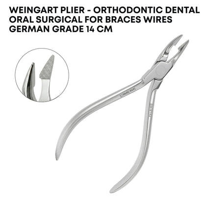 Weingart Plier Orthodontic Dental Instrument | Braces Wire Utility Plier German Grade