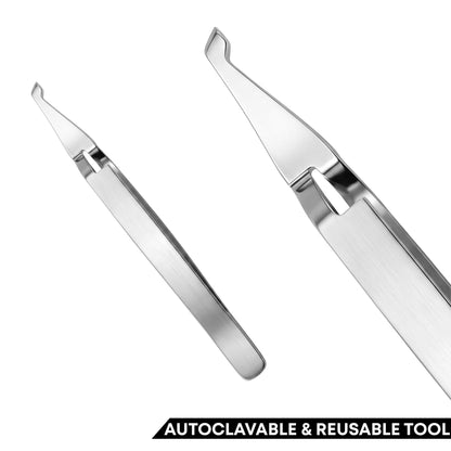 Wide Bracket Removing / Placing Tweezers 14 cm | Orthodontic Dental Tool