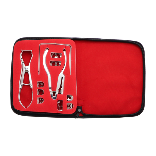 Starter Rubber Dam Kit of 11 Dental Surgical Instruments