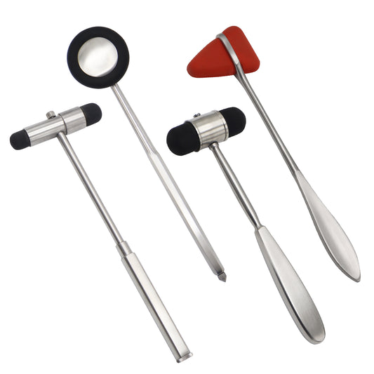 4-Piece Neurological Hammer Diagnostic Set | Chiropractic & Physical Therapy