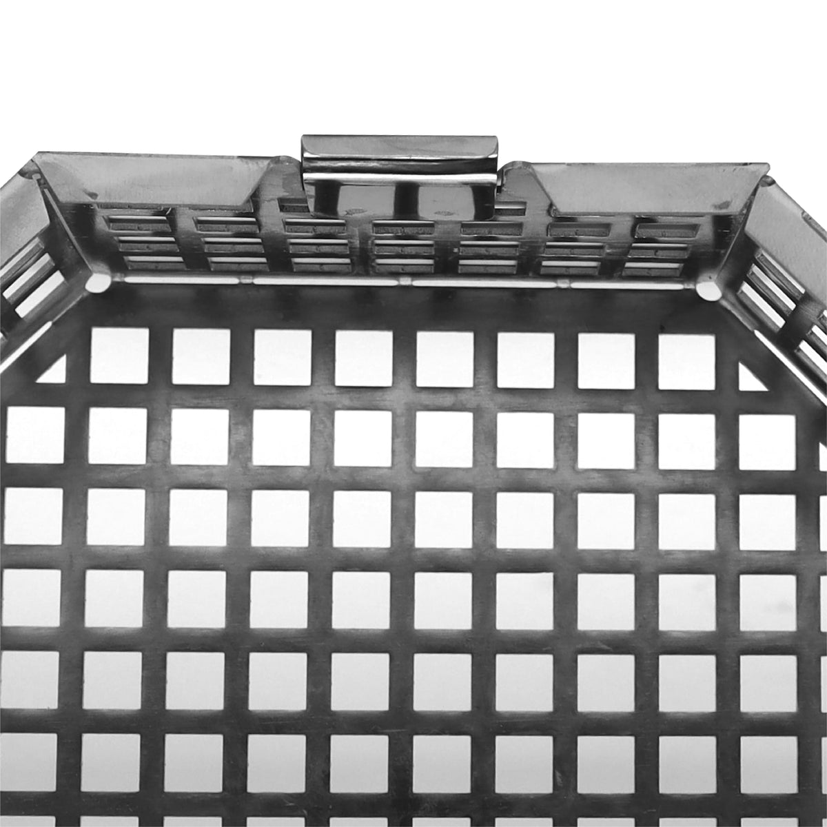 Perforated Sterilization Tray with Hinged Lid & Sliding Lock
