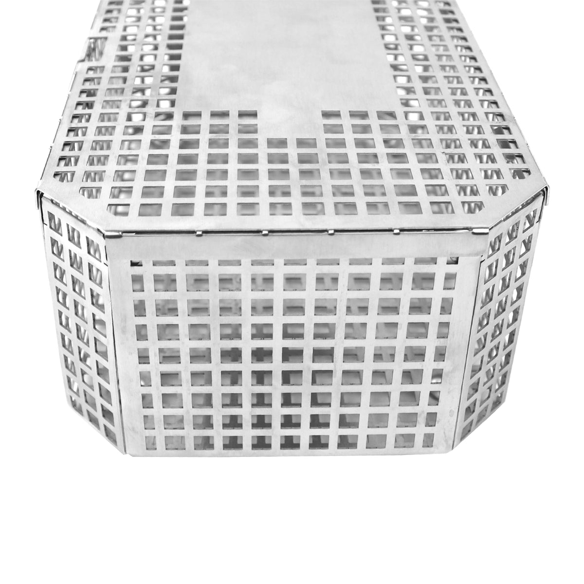 Perforated Sterilization Tray with Hinged Lid & Sliding Lock