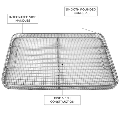 Surgical Wire Mesh Sterilization Basket – Crimp & Plain Weave