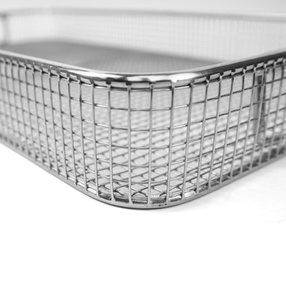 Surgical Wire Mesh Sterilization Basket – Crimp & Plain Weave