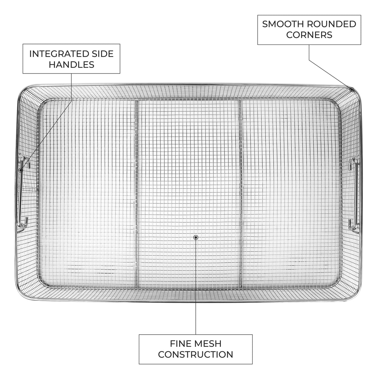 Surgical Wire Mesh Sterilization Basket – Crimp & Plain Weave