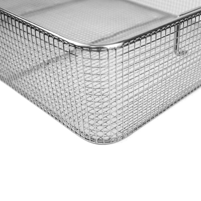 Surgical Wire Mesh Sterilization Basket – Crimp & Plain Weave