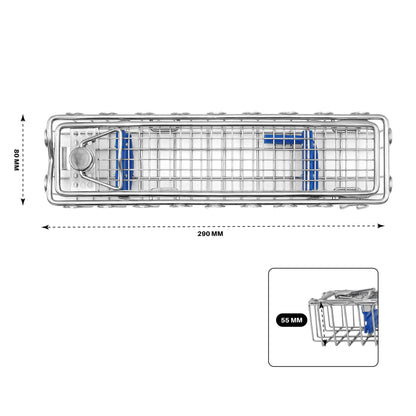 Optic Wire Sterilization Basket with Lid – 290mm & 460mm