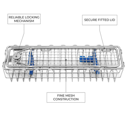 Optic Wire Sterilization Basket with Lid – 290mm & 460mm