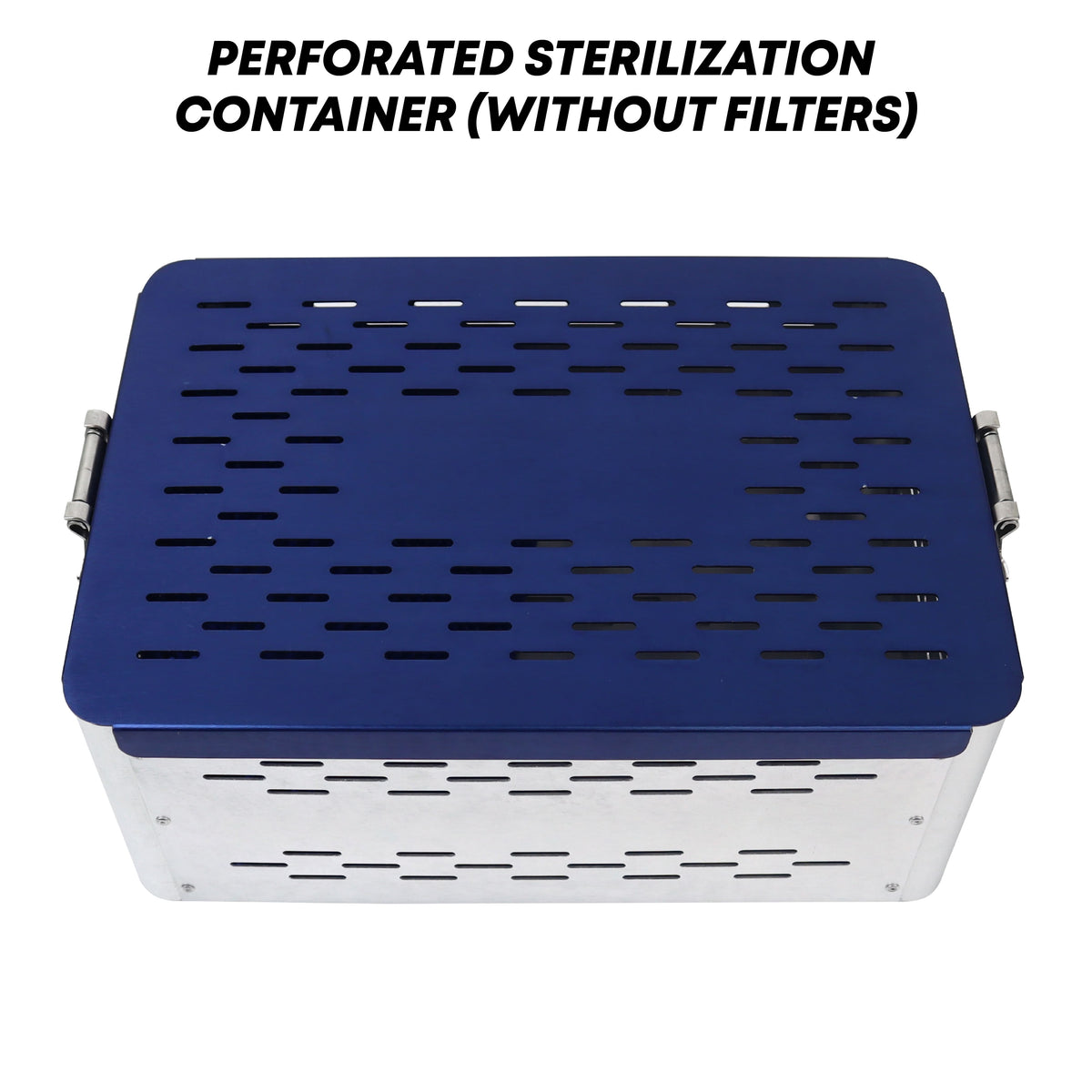 Perforated Sterilization Container – 363 × 252 × 148 mm
