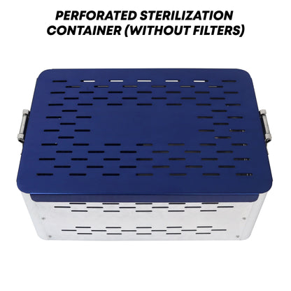 Perforated Sterilization Container – 363 × 252 × 148 mm