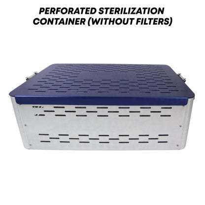 Perforated Sterilization Container – 421 × 296 × 153 mm