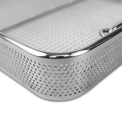 Perforated Surgical Instrument Sterilization Tray with Lid – Standard Model