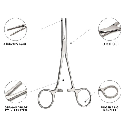 Rochester Pean Hemostatic Forceps 13cm – Surgical Clamp