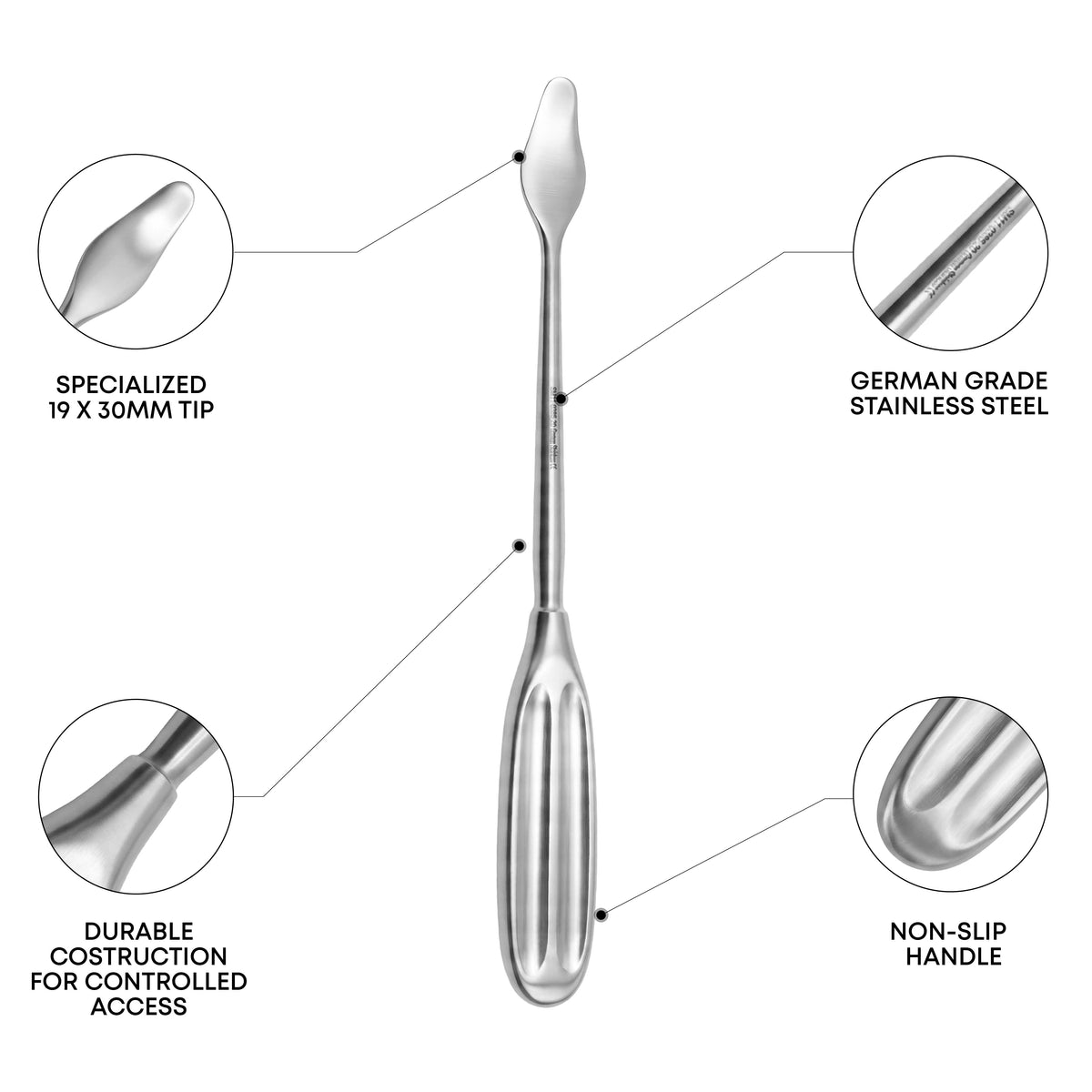 Chandler Bone Elevator – Orthopedic Periosteal Surgical Instrument