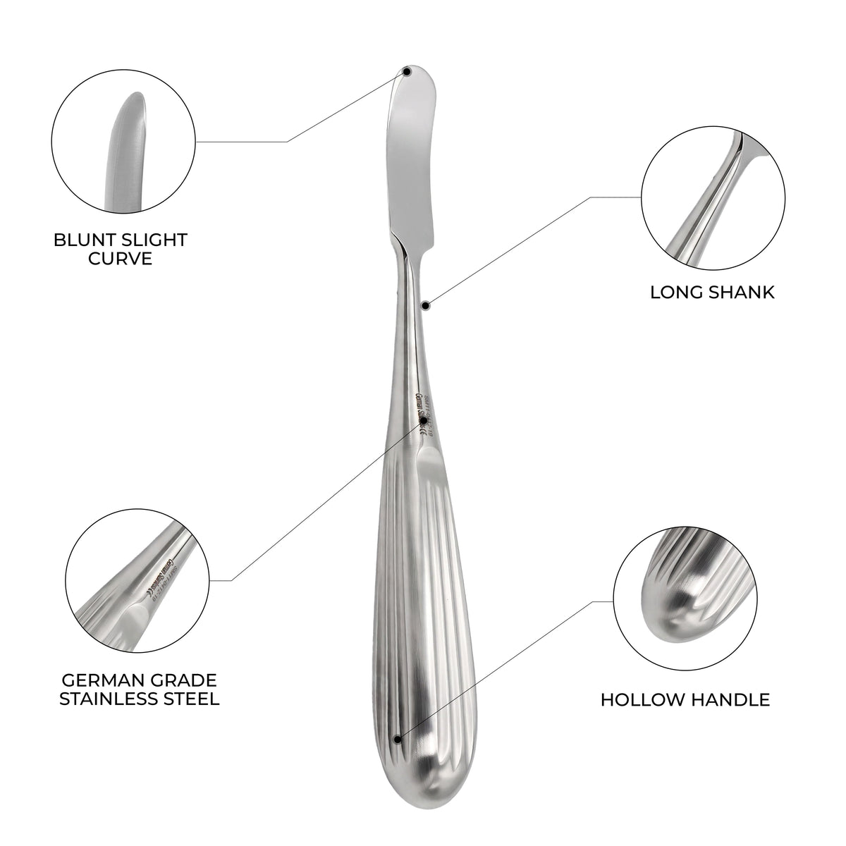 Crego Periosteal Elevator Blunt – Curved