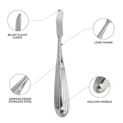 Crego Periosteal Elevator Blunt – Curved