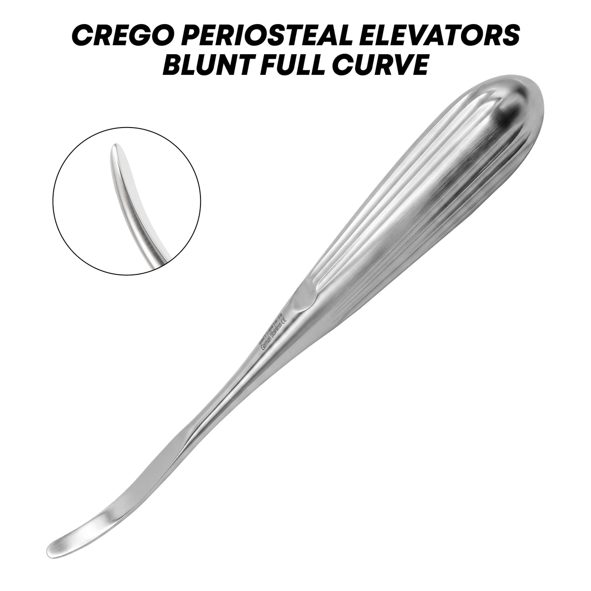Crego Periosteal Elevator Blunt – Curved