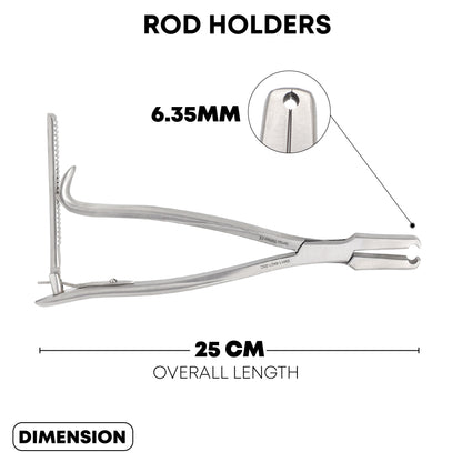 STR Rod Holder 25cm 6.35mm Stainless Steel – Adjustable Rod Holder System