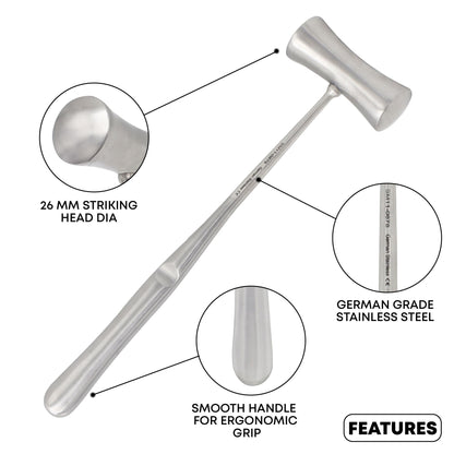 Williger Lead Filled Surgical Mallet 24cm – 42mm Head, 400g