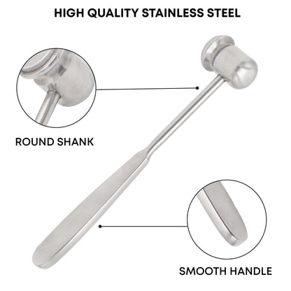 Doyen Mallet 20.5cm (8”) 25mm Ø 120g – German Grade Stainless Steel Surgical Mallet