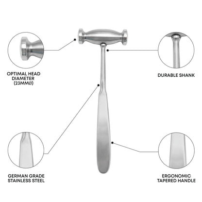Collin Bone Mallet 20cm / 8", 23mm Ø, 220g