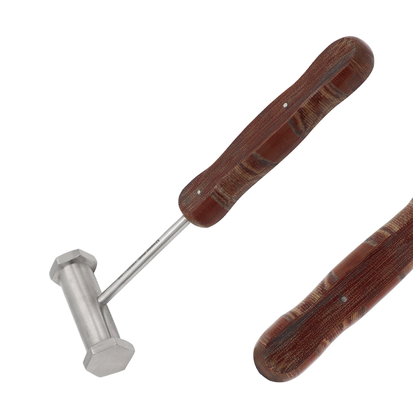 Fiber Handle Surgical Mallet 23cm (9”) 30mm Ø 12oz (340g) – Heavy Duty Orthopedic Mallet