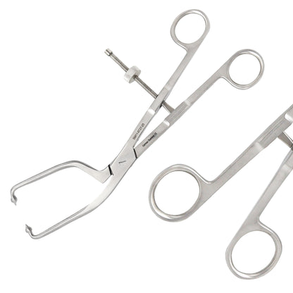 Pelvic Reduction Forceps, 24.5 cm, Long Pointed Ball Tips – German Grade Stainless Steel