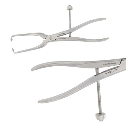 Pelvic Reduction Forceps 41cm Long Pointed Ball Tips