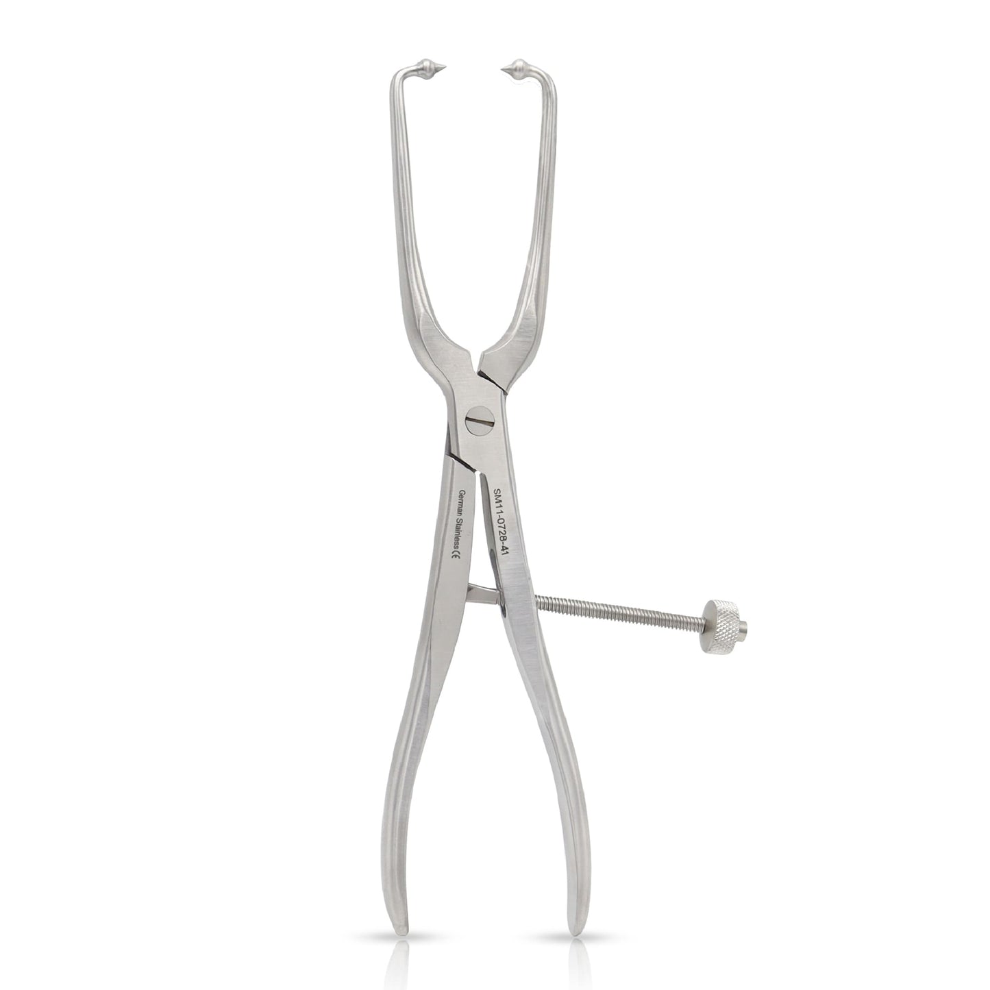 Pelvic Reduction Forceps 41cm Long Pointed Ball Tips
