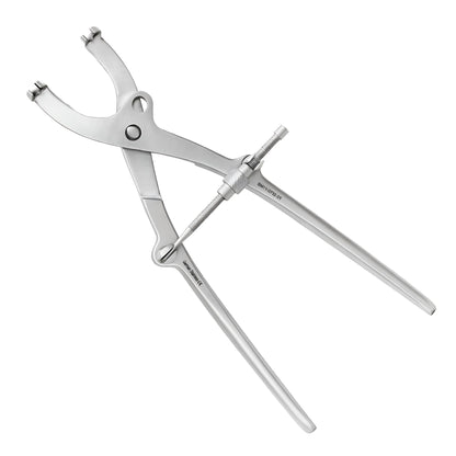 Pelvic Reduction Forceps Adjustable Jaws for Screws – 25cm
