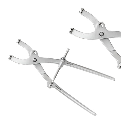 Pelvic Reduction Forceps Adjustable Jaws for Screws – 25cm