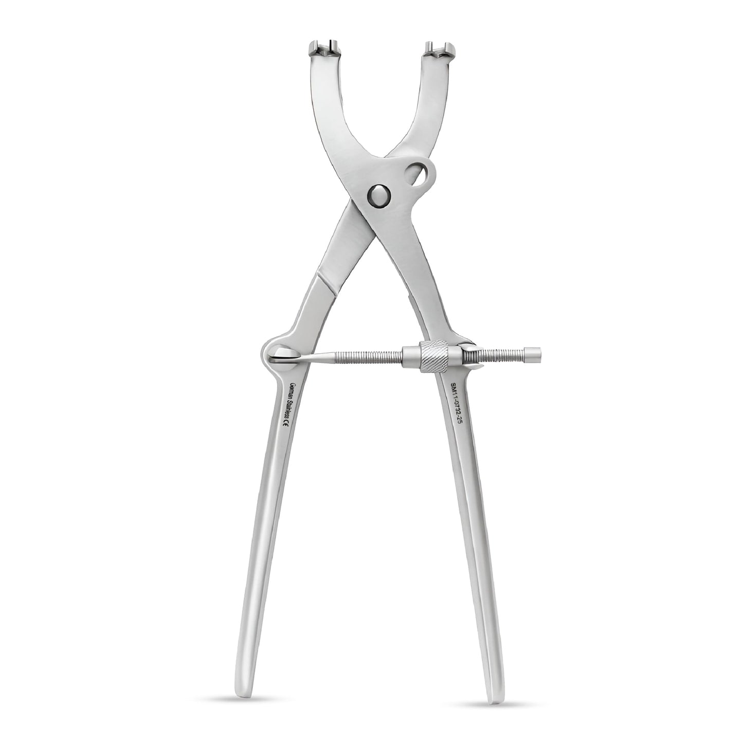Pelvic Reduction Forceps Adjustable Jaws for Screws – 25cm