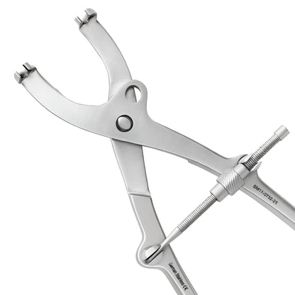 Pelvic Reduction Forceps Adjustable Jaws for Screws – 25cm