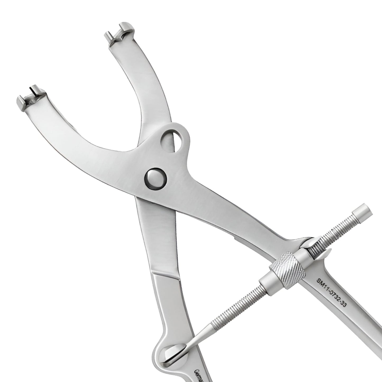 Pelvic Reduction Forceps with Adjustable Jaws for Screws – 33cm
