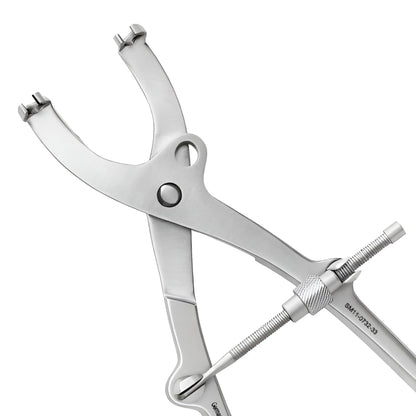 Pelvic Reduction Forceps with Adjustable Jaws for Screws – 33cm