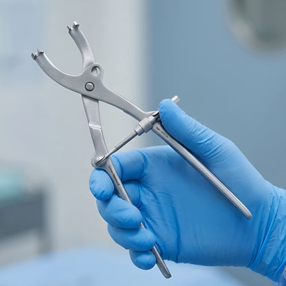 Pelvic Reduction Forceps with Adjustable Jaws for Screws – 33cm