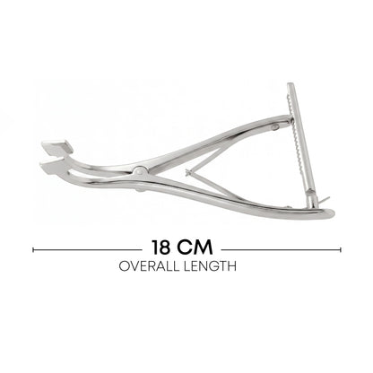 Calcaneal Spreader with Smooth Pads – 15×12mm, 18cm / 7"