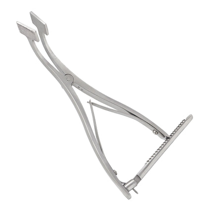 Lambardi Femoral Tibial Spreader, Small, Grooved Pads 22 × 13 mm, 18 cm