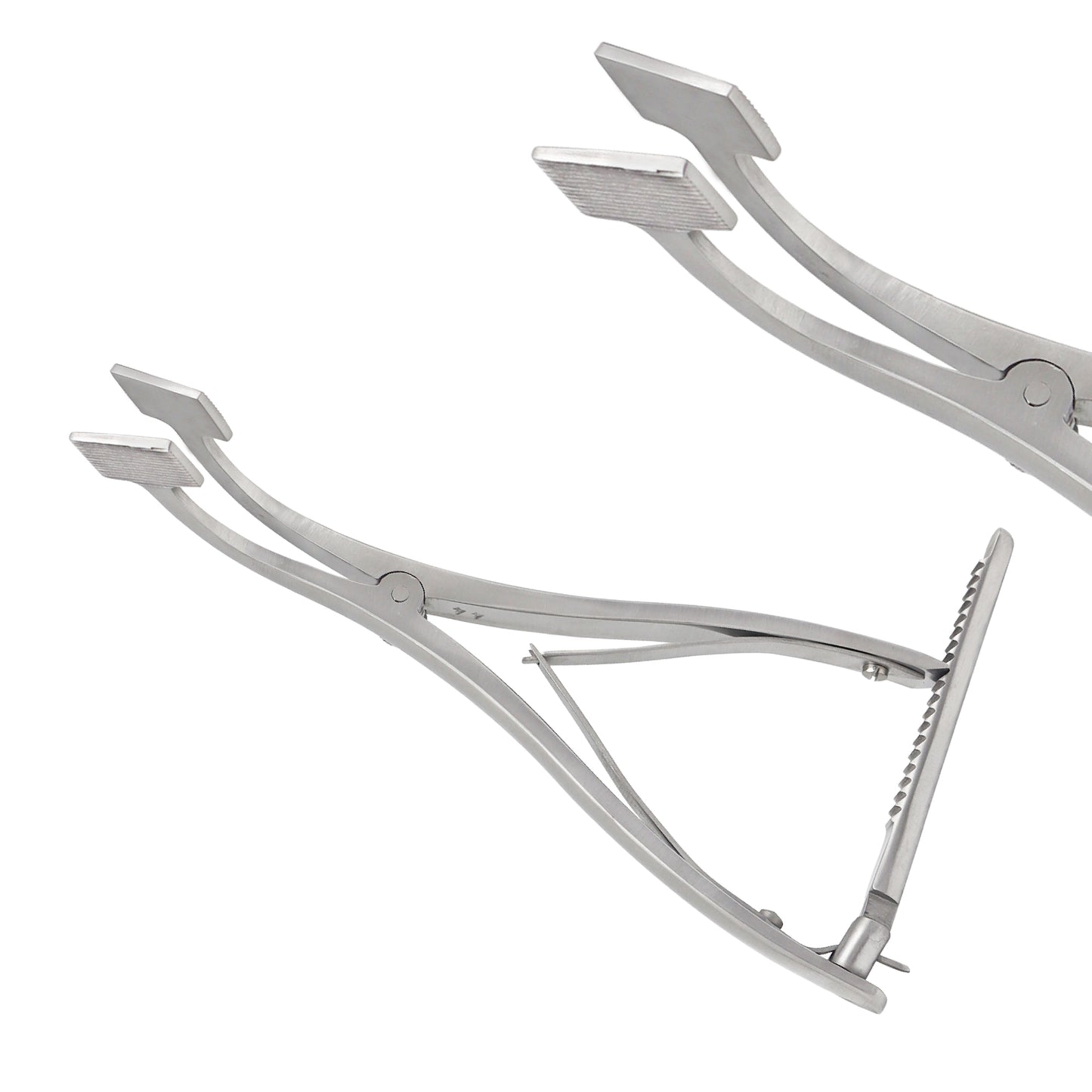 Lambardi Femoral Tibial Spreader, Small, Grooved Pads 22 × 13 mm, 18 cm